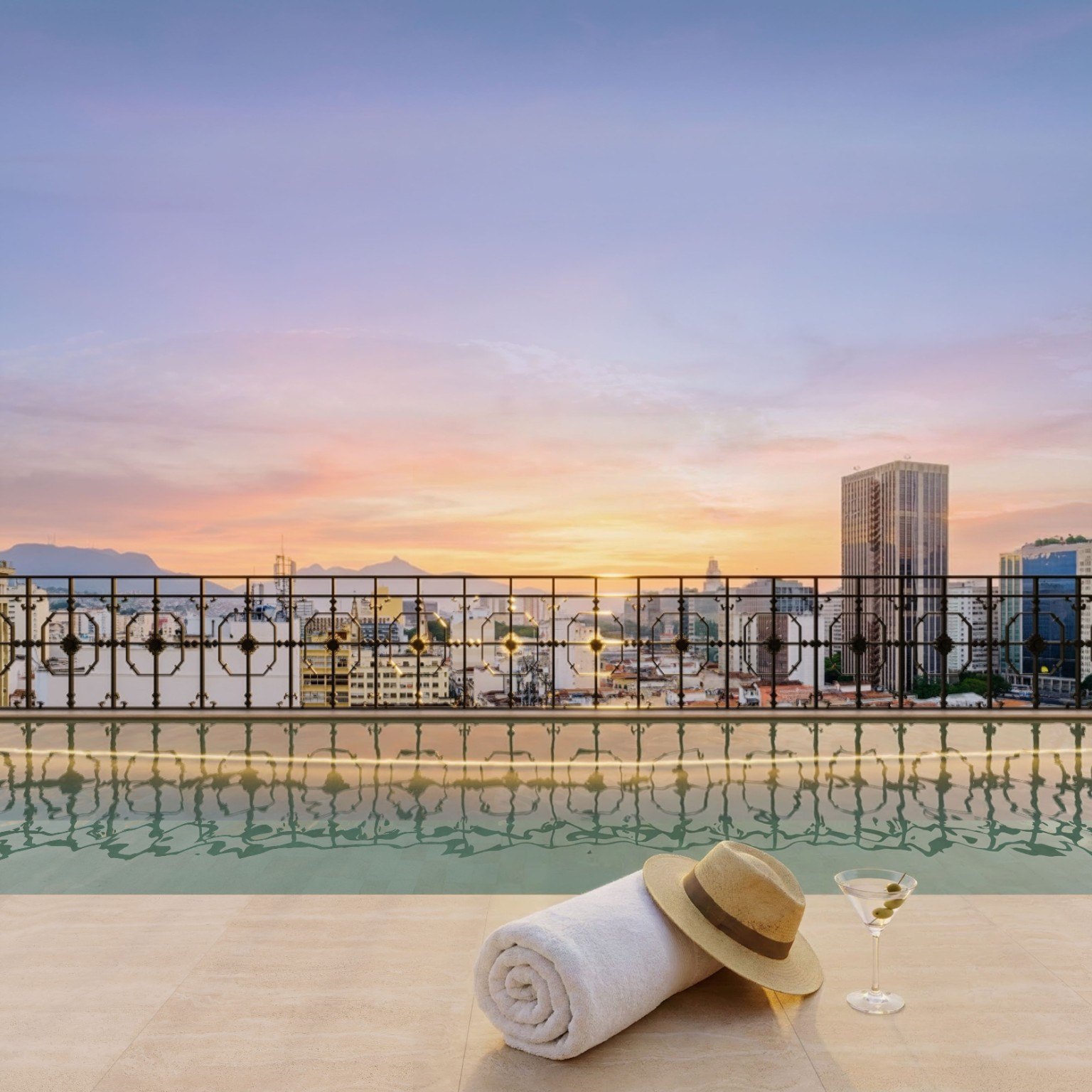 Piscina com vista — WPX Studios Rio Branco 26